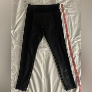 Express Black Faux Leather Pants